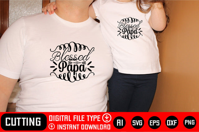 Blessed Papa SVG CraftlabSvg29 
