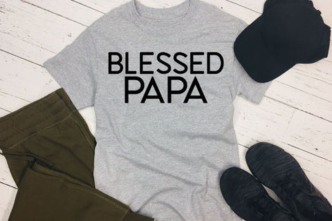 Blessed Papa SVG Good Morning Chaos 