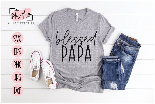 Blessed Papa SVG Studio Seven-Four-Zero 