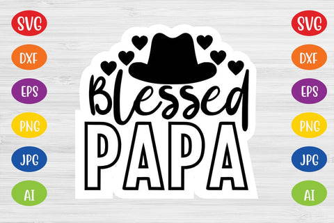 Blessed Papa SVG SVG MStudio 