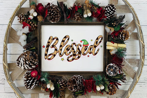 Blessed PNG | Christmas Sublimation Design Sublimation CraftLabSVG 