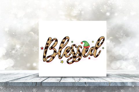 Blessed PNG | Christmas Sublimation Design Sublimation CraftLabSVG 