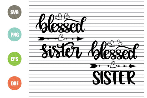 Blessed Sister (2) Svg Png Dxf Eps File SVG Artstoredigital 