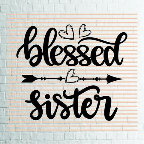 Blessed Sister (2) Svg Png Dxf Eps File SVG Artstoredigital 