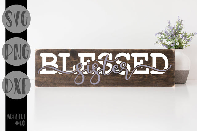 Blessed Sister, SVG, PNG, DXF SVG Adeline&co 