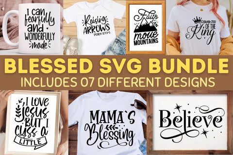 Blessed SVG Bundle SVG Designangry 