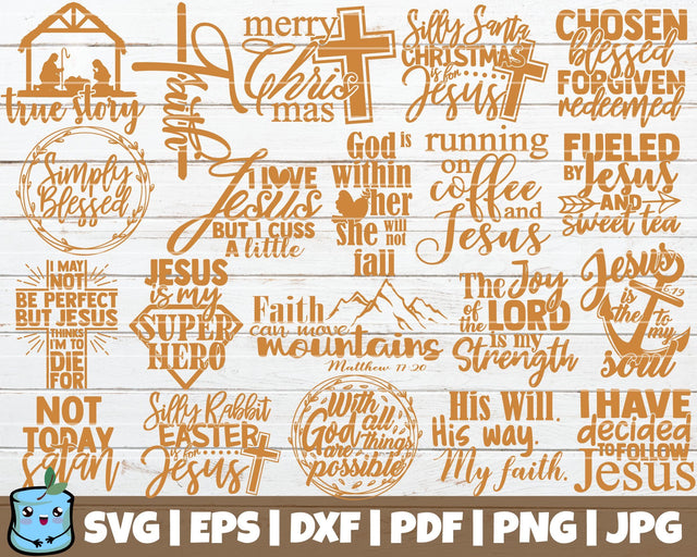 Blessed SVG Bundle SVG MintyMarshmallows 