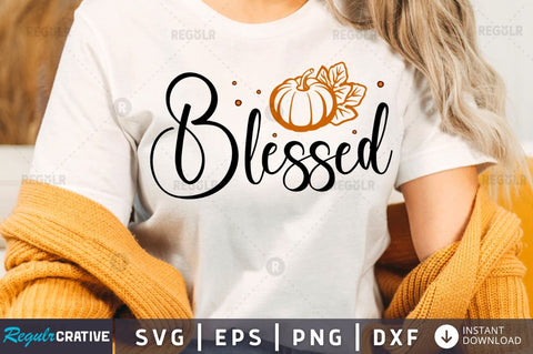 Blessed SVG SVG Regulrcrative 