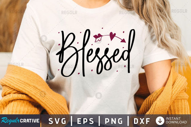 Blessed SVG SVG Regulrcrative 