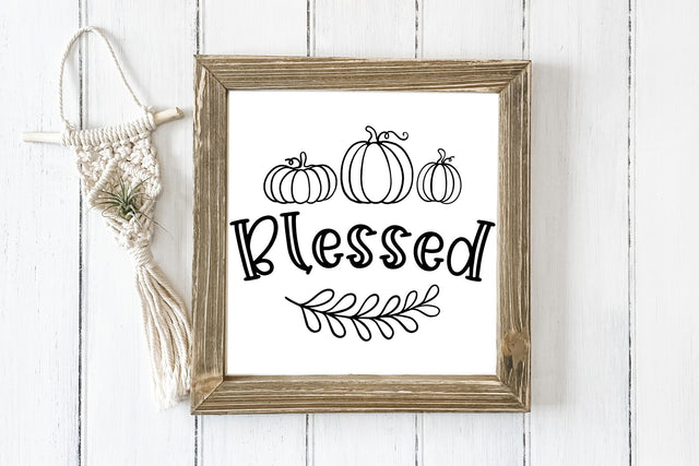 Blessed SVG Thanksgiving Quotes SVG SVG dapiyupi store 