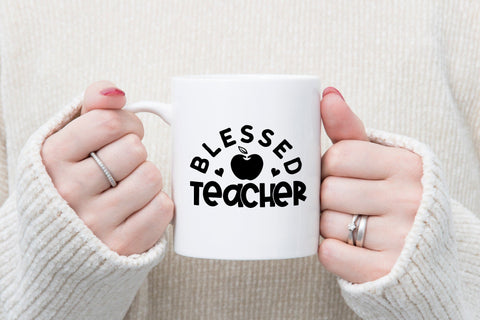 Blessed Teacher Cut File, Teacher SVG SVG CraftLabSVG 