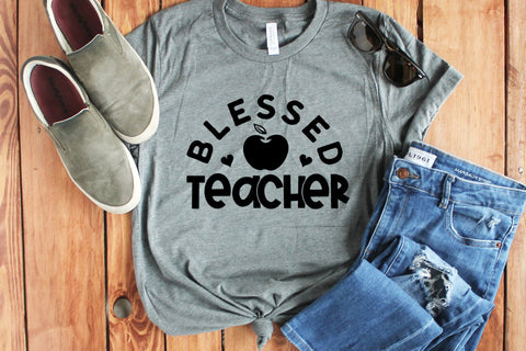 Blessed Teacher Cut File, Teacher SVG SVG CraftLabSVG 