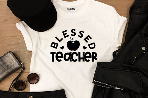 Blessed Teacher Cut File, Teacher SVG SVG CraftLabSVG 