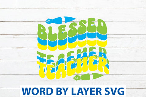 Blessed Teacher Retro SVG SVG Rafiqul20606 