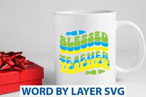 Blessed Teacher Retro SVG SVG Rafiqul20606 