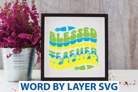 Blessed Teacher Retro SVG SVG Rafiqul20606 