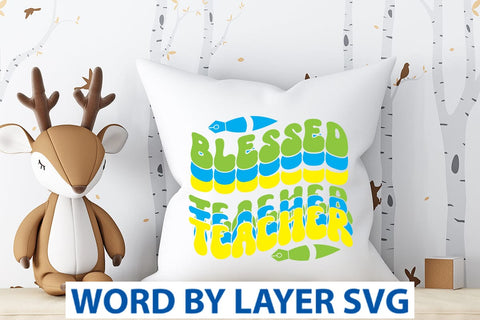 Blessed Teacher Retro SVG SVG Rafiqul20606 