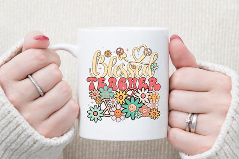 Blessed Teacher Sublimation Sublimation designartist 