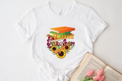 Blessed Teacher Sublimation SVGArt 