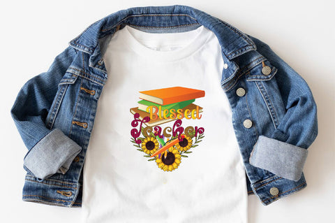 Blessed Teacher Sublimation SVGArt 