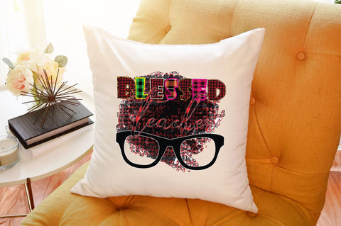 blessed teacher Sublimation SVGArt 