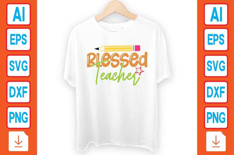 Blessed Teacher SVG Craftlabsvg24 