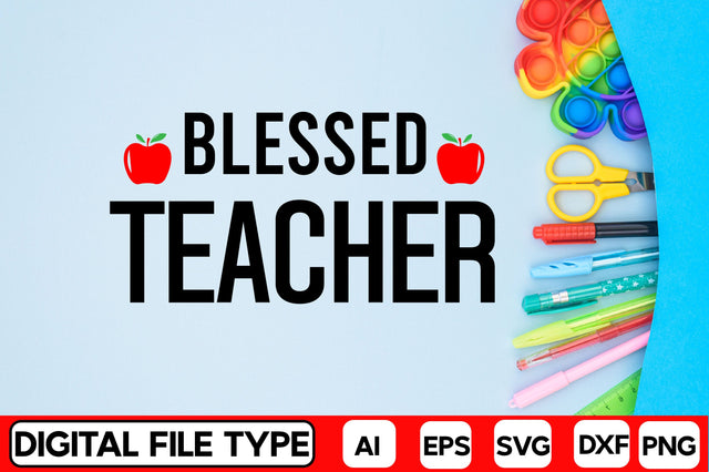 Blessed Teacher SVG CraftlabSvg29 