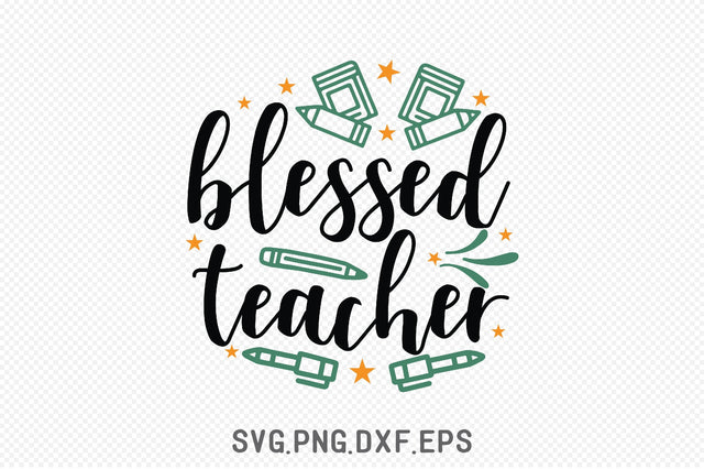 Blessed Teacher SVG Creativeart88 