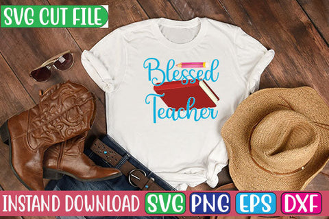 Blessed Teacher SVG Cut File SVG Studio Innate 