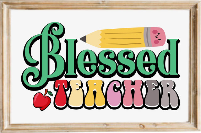 Blessed Teacher SVG designartist 