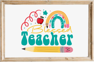 Blessed Teacher SVG designartist 