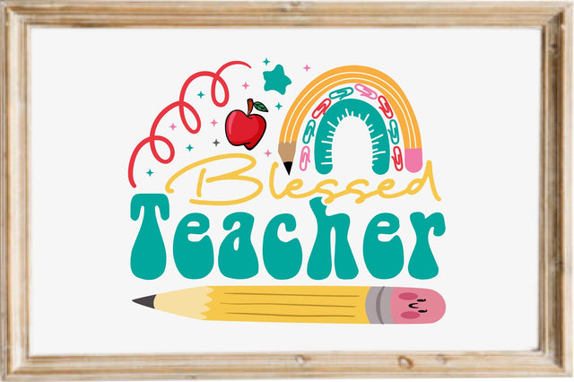 Blessed Teacher SVG designartist 