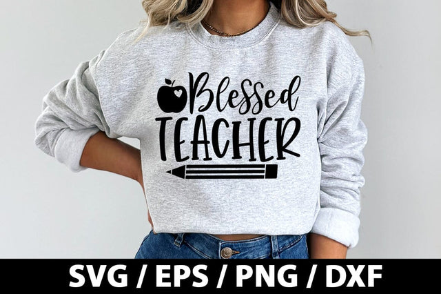 Blessed teacher SVG SVG akazaddesign 
