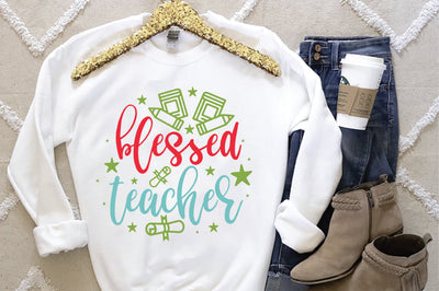 Blessed Teacher SVG SVG Creativeart88 