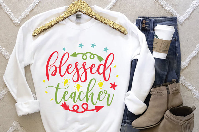 Blessed Teacher SVG SVG Creativeart88 