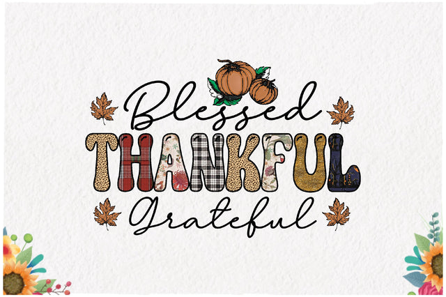 Blessed Thankful Grateful Sublimation Sublimation Jagonath Roy 