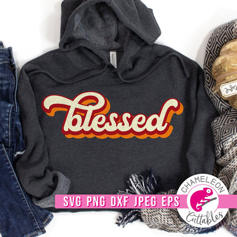 Blessed Thanksgiving SVG dxf png SVG Chameleon Cuttables 