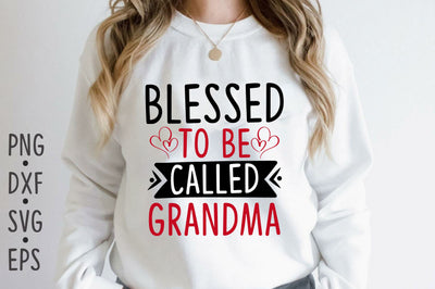 Blessed to be called Grandma SVG Rupkotha 