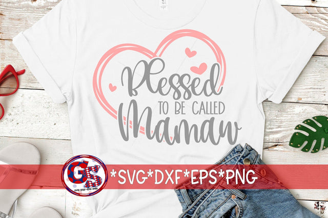 Blessed To Be Called Mawmaw SVG DXF EPS PNG SVG Greedy Stitches 