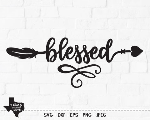 Blessed Tribal Arrow | Fall SVG SVG Texas Southern Cuts 