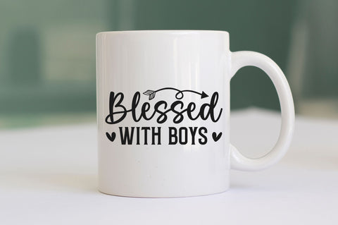 Blessed with boys SVG SVG Regulrcrative 