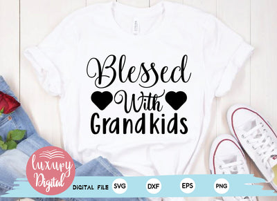 Blessed With Grandkids SVG md faruk hossain 