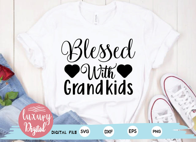 Blessed With Grandkids SVG md faruk hossain 