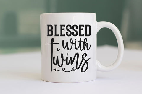 Blessed with twins SVG SVG Regulrcrative 