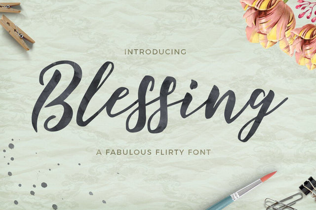 Blessing Font Great Studio
