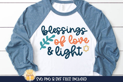 Blessings Of Love & Light | Hanukkah SVG SVG Cheese Toast Digitals 