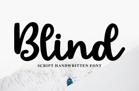 Blind Font Yuby 