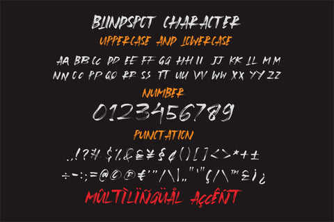 Blindspot Font Willetter Studio 