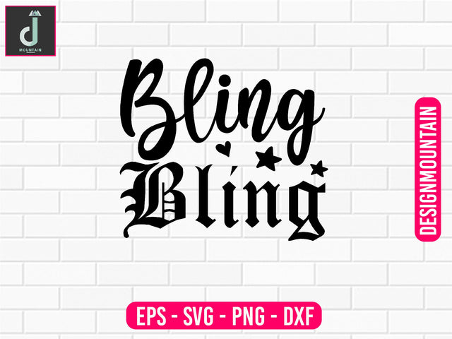 Bling Bling svg design SVG Alihossainbd 
