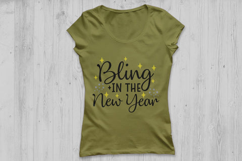 Bling In The New Year| New Years Eve SVG Cutting Files SVG CosmosFineArt 